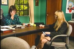 Two breasty retro lesbian babes play their vehement sapphic games