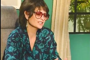 Two breasty retro lesbian babes play their vehement sapphic games