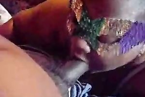 Masked obese unattractive dark nympho sucks my buddy's rigid large cock