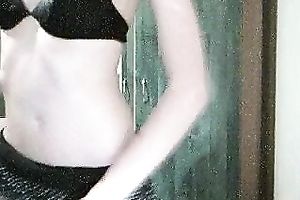 Slender unattractive pale web camera nympho bare her diminutive awful milk cans