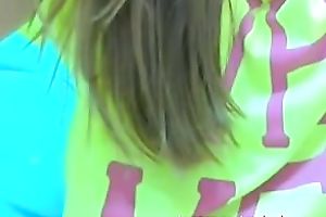 Sensational web camera video with a legal age teenager fingering her enchanting bawdy cleft