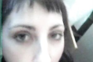 Messy facial after astounding oral sex for my dark brown secretary