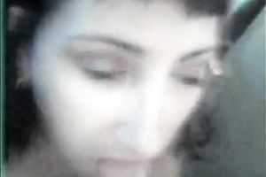 Messy facial after astounding oral sex for my dark brown secretary