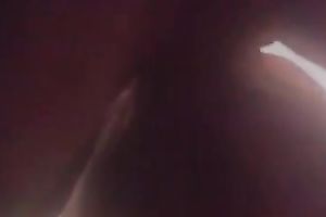 Fingering and engulfing on my girl's soaked pink love tunnel in non-professional video