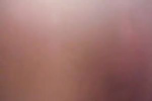 Fingering and engulfing on my girl's soaked pink love tunnel in non-professional video