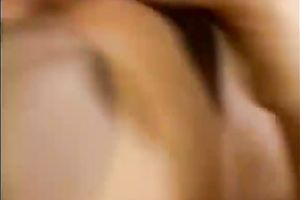 Blonde milf riding huge wang on leather sofa in hotel room