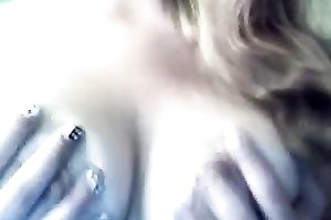 My worthwhile blond girlie can't live without playing with pointer sisters and sucks her own teats