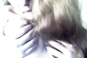 My worthwhile blond girlie can't live without playing with pointer sisters and sucks her own teats