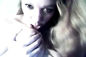 My worthwhile blond girlie can't live without playing with pointer sisters and sucks her own teats