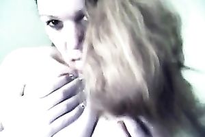 My worthwhile blond girlie can't live without playing with pointer sisters and sucks her own teats