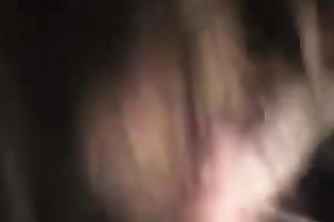 Cute and gorgeous dilettante German floozy blowing weenie and fucking