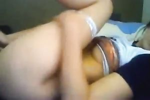 Zealous slim black haired nympho flashed her charming boobies