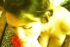 Asian tgirl sucks my prick and takes a precious ride on it