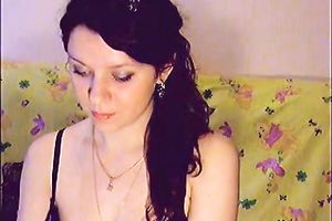 Stunning dilettante European teen beauty in underware stripping