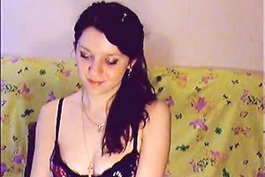 Stunning dilettante European teen beauty in underware stripping