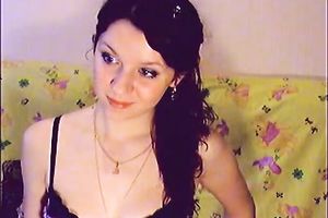 Stunning dilettante European teen beauty in underware stripping