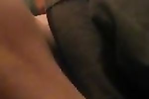 Stunning breasty and all stripped wifey of mine bonks herself with sex-toy