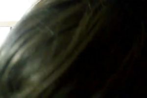 Amateur black haired Thai doxy with quite precious milk shakes sucked my ally