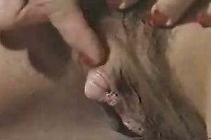 Mature woman with massive tits showed me her large vagina