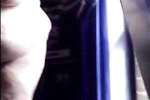 Whorable kinky golden-haired fatso flashed her indeed giant saggy love bubbles