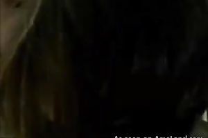 Very sexy and lascivious brunette hair just likes fucking in the woods