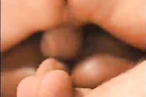 Impossibly impure swarthy hoe pleases two white hungry fellows