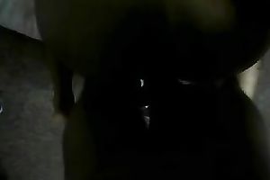 Large and thick knob reaming her taut back gap and her soft throat