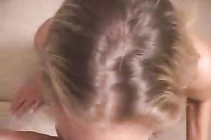 Hot and hawt blond hottie is the living oral sex queen for sure