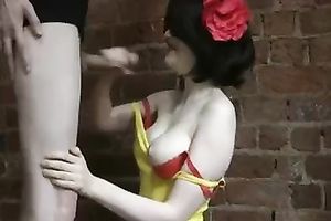 Kinky pale skinned hooker engulfing my pecker deepthroat