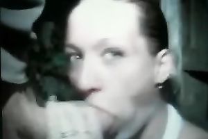 My cum-addicted girlfriend sucks my large weenie like a super qualified pro