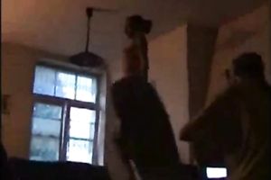 Hot and lean lengthy legged stripper at the intimate party