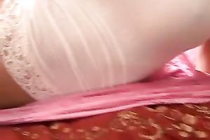 Blonde cute chick has a precious and appetizing arse and love melons