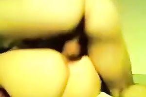 My nice-looking dark brown gf enjoys slit banging in missionary pose