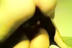 My nice-looking dark brown gf enjoys slit banging in missionary pose