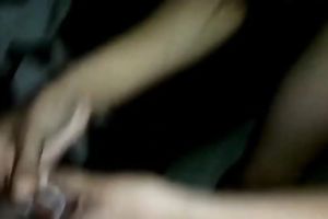 Quite natural looking Desi brunette cheating wife sucked powerful large dick