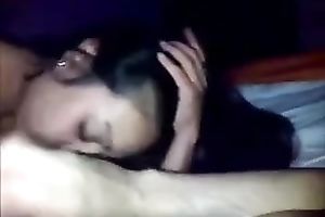 Damn hawt black haired hottie with hot boobies sucked my fat lengthy 10-Pounder