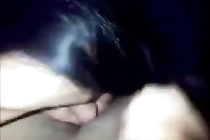 Damn hawt black haired hottie with hot boobies sucked my fat lengthy 10-Pounder