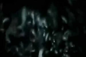 Adorable black skin bushy haired sweetie eats ramrod in the black