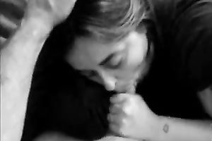 Sexy Married slut engulfing huge shlong balls unfathomable in dilettante movie