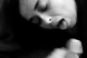 Sexy Married slut engulfing huge shlong balls unfathomable in dilettante movie