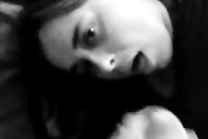 Sexy Married slut engulfing huge shlong balls unfathomable in dilettante movie