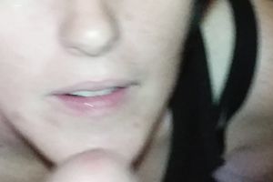 Dirty slut wife sucks dick for delicious cum