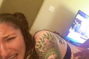 Slut wife sex in vacation Homemade interracial with DP orgasm