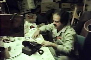 Blond head concupiscent chief wishes to shove after hard working day