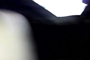 Black haired woman engulfing large 10-Pounder balls unfathomable in dilettante episode