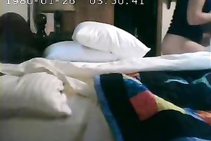 Hidden web camera clip of my bored black cock sluts masturbating