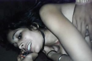 Beautiful hot Indian non-professional white wife playing with a brown schlong