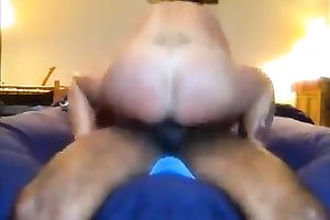 Horny Caucasian slutty wife deepthroating my BBC in non-professional movie scene