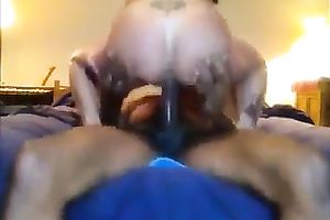 Horny Caucasian slutty wife deepthroating my BBC in non-professional movie scene