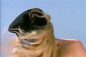 Spectacular blond youthful playgirl with marvelous large jugs